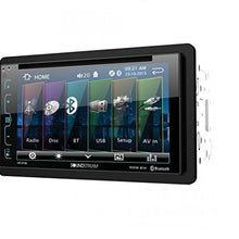 Soundstream VR-65B Double-DIN Bluetooth DVD/CD/AM/FM in-Dash Car Stereo with 6.2" Smart Sense Screen