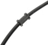 ZENITHKE black Motorcycle Braided Steel Brake Clutch Oil Hoses Line Pipe (Oil Hose Length 60CM)