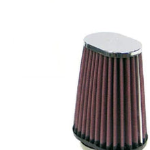 K&N Universal Clamp-On Air Filter: High Performance, Premium, Washable, Replacement Filter: Flange Diameter: 2 In, Filter Height: 5 In, Flange Length: 0.625 In, Shape: Oval Straight, RC-2770