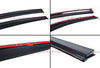 Fits for 2019-2020 Nissan Altima Premium Black Trim Clip-on Window Visor Rain Guard Deflector