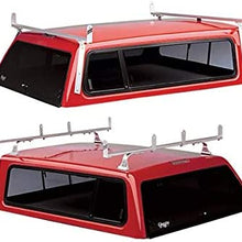 Hauler Racks Universal Aluminum Camper Shell Rack - for Full-Size Pickup Trucks with Caps, Model Number C300FULL-1