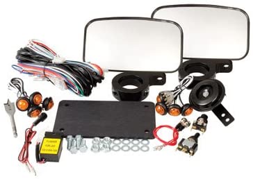 UTV Horn & Signal Kit - With Mirrors for Polaris RANGER EV LSV 2011