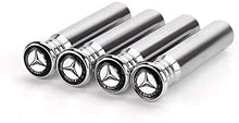 4 Pcs Car Logo Aluminum Alloy Car Modified Door Bolt Lock Pin Switch Car Decoration fits for Mercedes-Benz S C E AMG GLC GLK ML (Benz)