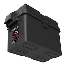 NOCO HM327BKS Group 27 Snap-Top Battery Box For Marine, RV, Camper And Trailer Batteries , Black