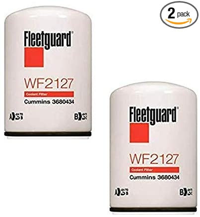 WF2127 Fleetguard Water Coolant Filter (Pack of 2)