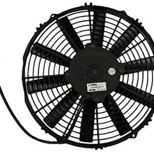 13" Condenser Fan Assembly, Puller, Straight Blade, Medium Profile, 24V