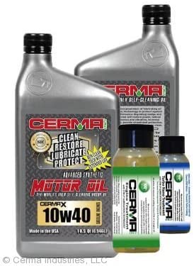 Cerma Performance Turbo Engine Package Induction Treatment Kit 10-w-40-w 30,000 Mile Oil