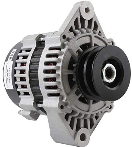 Hyster Forklift Industrial and Marine Alternator Compatible With/Replacement For 8468, Marine Power Inboard and Stern Drive Various 97 98 99 14 15 16, Hyster Forklift