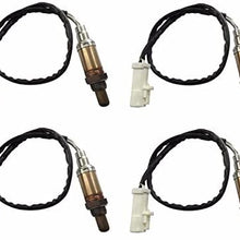 MOSTPLUS O2 Oxygen Sensor Front Rear Down/Upstream Compatible with Ford Mercury (Set of 4) Replace 11171843 15717
