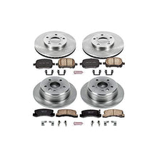 Power Stop KOE2713 Autospecialty Front and Rear Replacement Brake Kit-OE Brake Rotors & Ceramic Brake Pads