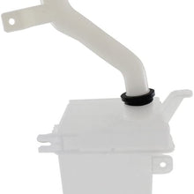 Washer Reservoir Windshield Expansion Tank w/Washer Pump, Filler Neck, Cap, and Fluid Level Sensor Port compatible with Vehicles w/Rear Wiper