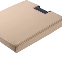 VeCarTech Center Console Lid Kit with Latch Replacement for 2007-2013 Chevy Tahoe/Avalanche/2008-2014 Silverado/GMC Yukon(XL)/Sierra 1500/2500/3500 Center Console Cover Repair Kit OEM 20864151(Tan)