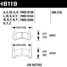 Hawk Performance HB119N.594 HP Plus Brake Pad