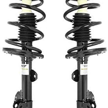 Front Strut and Coil Spring Assembly Set of 2 - Compatible with 2008-2013 Toyota Highlander (Excludes Sport Suspension)