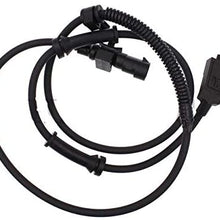 no logo RQBHD ABS Sensor Anti-Skid Brake Sensor Wheel Speed Sensor Front Left 56041317AB for Jeep Grand Cherokee WJ 1999-2004