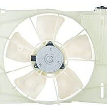 Rareelectrical NEW DUAL RADIATOR AND CONDENSER FAN COMPATIBLE WITH TOYOTA COROLLA 2003-2005 TO3115125