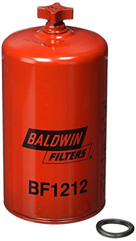 Baldwin BF1212 Heavy Duty Diesel Fuel Spin-On Filter (Pack of 2)