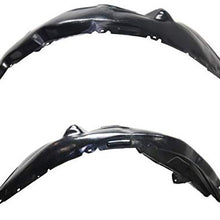 Koolzap For 15-17 Camry Front Splash Shield Inner Fender Liner Panel Left Right SET PAIR