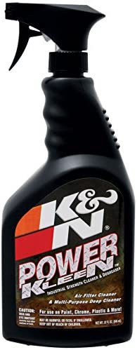 K&N Air Filter Cleaner and Degreaser: Power Kleen; 32 Oz Trigger Spray; Restore Engine Air Filter Performance, 99-0621