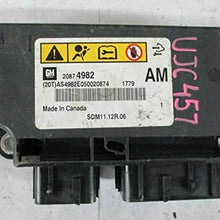 REUSED PARTS Bag Control Module Below Console Fits 10-11 Enclave Outlook Acadia 20874982