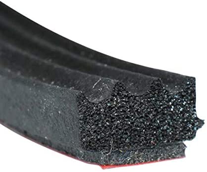 Steele Rubber Products RV Compartment Door Seal - Peel-N-Stick Small Ribbed - Sold and Priced per Foot 70-3846-277