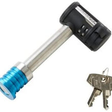 Master Lock Receiver Lock, Stainless Steel Barbell Receiver Lock, Fits 5/8 in. Receivers, 1469DAT