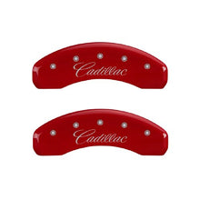 MGP Caliper Covers 35015SCADRD Caliper Cover with Red Powder Coat Finish, (Set of 4)