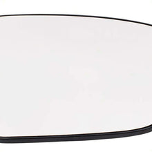 Replacement Drivers Side View Mirror Glass & Base Heated Compatible with 15-17 Murano 14-18 Rogue 17-18 Pathfinder 963664BA1A