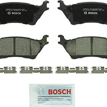 Bosch BC1602 QuietCast Premium Ceramic Disc Brake Pad Set For: Ford F-150, Rear