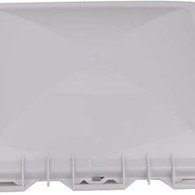 AUTOMUTO White RVA1551W Universal Trailer, Camper Roof Vent Lid Cover RV, Motorhome Vent Cover 14 x 14