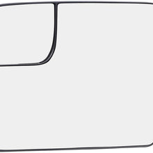 Driver Mirror Glass & Base w/Spotter Glass Replacement for 2011 2012 2013 2013 F150 & SVT Raptor Pickup Truck