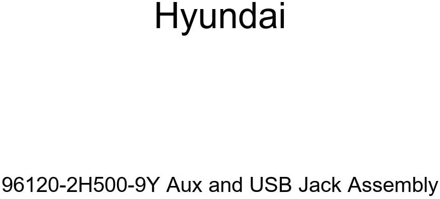 Genuine Hyundai 96120-2H500-9Y Aux and USB Jack Assembly