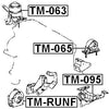 1237228041 - Left Engine Mount For Toyota - Febest