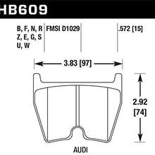 Hawk Performance HB609Z.572 Performance Ceramic Brake Pad