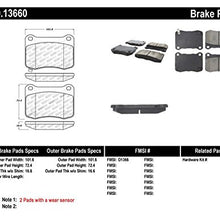 StopTech 309.13660 Sport Brake Pads with Shims