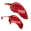 MGP Caliper Covers 55001SHEMRD 'Hemi' Engraved Caliper Cover with Red Powder Coat Finish and Silver Characters, (Set of 4)