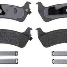 ACDelco 14D667AMH Advantage Semi-Metallic Rear Disc Brake Pad Set with Hardware