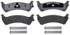 ACDelco 14D667AMH Advantage Semi-Metallic Rear Disc Brake Pad Set with Hardware