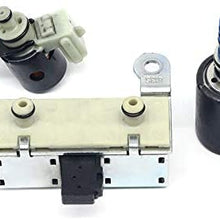 4R70W Remanufactured Solenoid Kit TCC EPC Shift Transmission Set 3 Pieces Compatible with Ford 1995-1997 (4R70W 95-97 Set 3pcs)