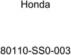 Genuine Honda 80110-SS0-003 Condenser