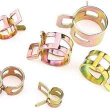 Struggling D 90pcs Spring Clip Clamp Exhaust Pipe Clip Stainless Steel Elastic Band Hoops for Hose Air Hose Water Pipe Automotive Fuel Line Silicone Hose Etc(7mm 10mm 11mm 14mm 16mm 17mm)