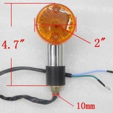 XYZCTEM 2 x 2" Chrome Front Rear Turn Signal,Fits For Most Motorcycle, Street Bike, Scooter, Cruiser,Chopper And More