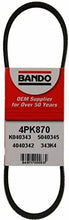BANDO Replacement for Toyota Tacoma 1995-2004 V6 3.4L Alternator-Air Conditioner-Power Steering Belt Set(3 belts) BANDO 4PK870 4PK1050 4PK1070