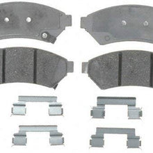ACDelco 14D1075CH Advantage Ceramic Front Disc Brake Pad Set with Hardware
