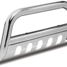 Outland Automotive 82501.31 Stainless Steel Bull Bar with Skid Plate for 2011-2012 GM 2500