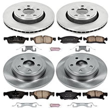 Power Stop KOE5952 Autospecialty Front and Rear Replacement Brake Kit-OE Brake Rotors & Ceramic Brake Pads