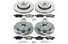 Power Stop KOE5952 Autospecialty Front and Rear Replacement Brake Kit-OE Brake Rotors & Ceramic Brake Pads