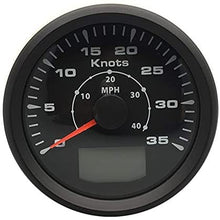 XinQuan Wang GPS Speedometers 0-35knots 85mm Speed Odometers 0-40MPH LCD Display Trip/COD ODO for Boat Vessel Auto Gauge (Color : WW, Size : Free)
