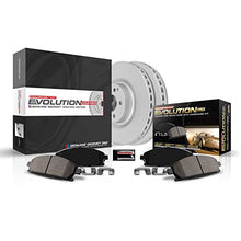 Power Stop CRK8328,Z17 Front Coated Rotor Kit-Coated Brake Rotors, Ceramic Brake Pads