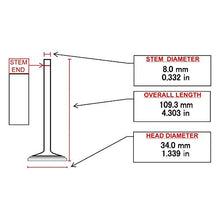 ITM Engine Components RX9303 Exhaust Valve